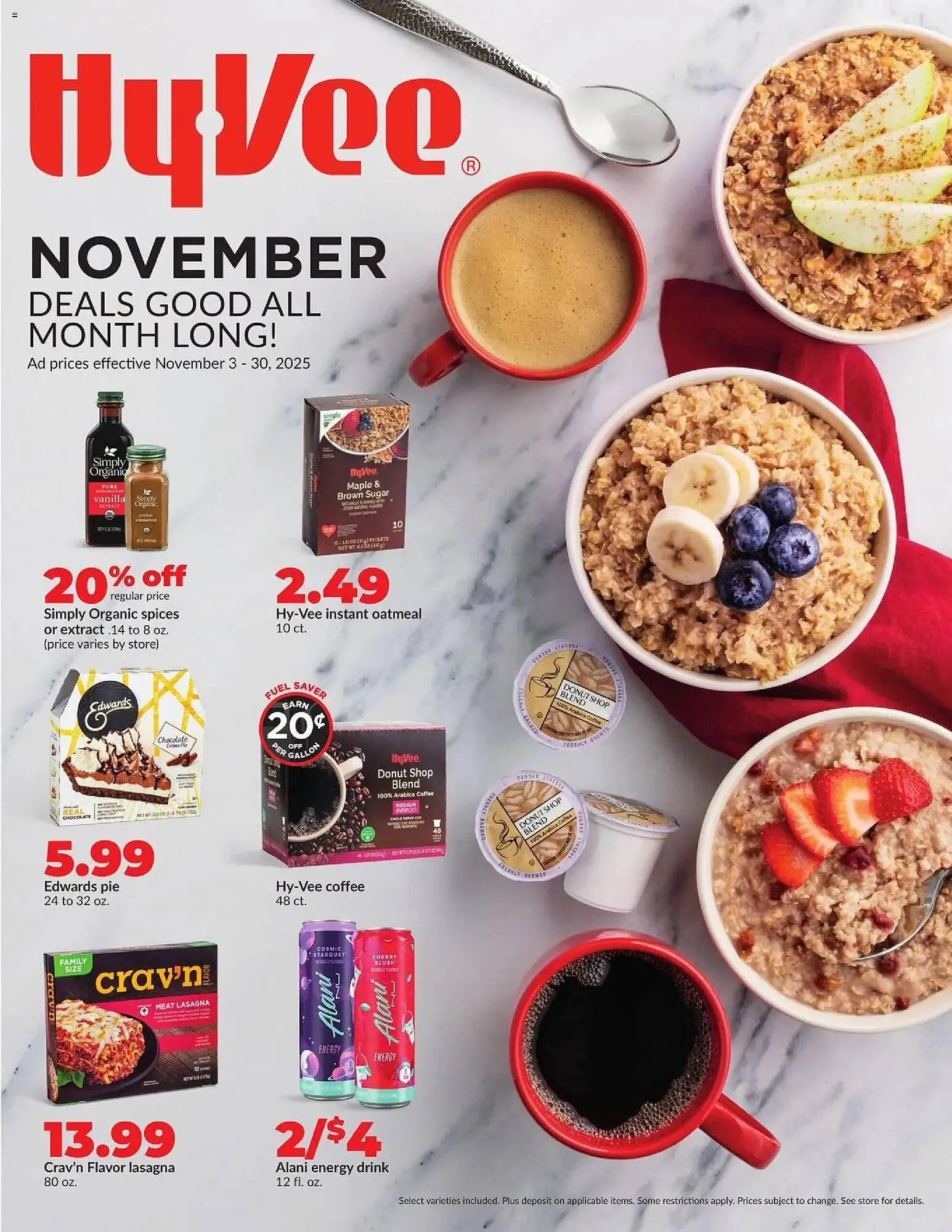 Weekly ad Hy-Vee weekly ad from November 3 to November 30 2025 - Page 1