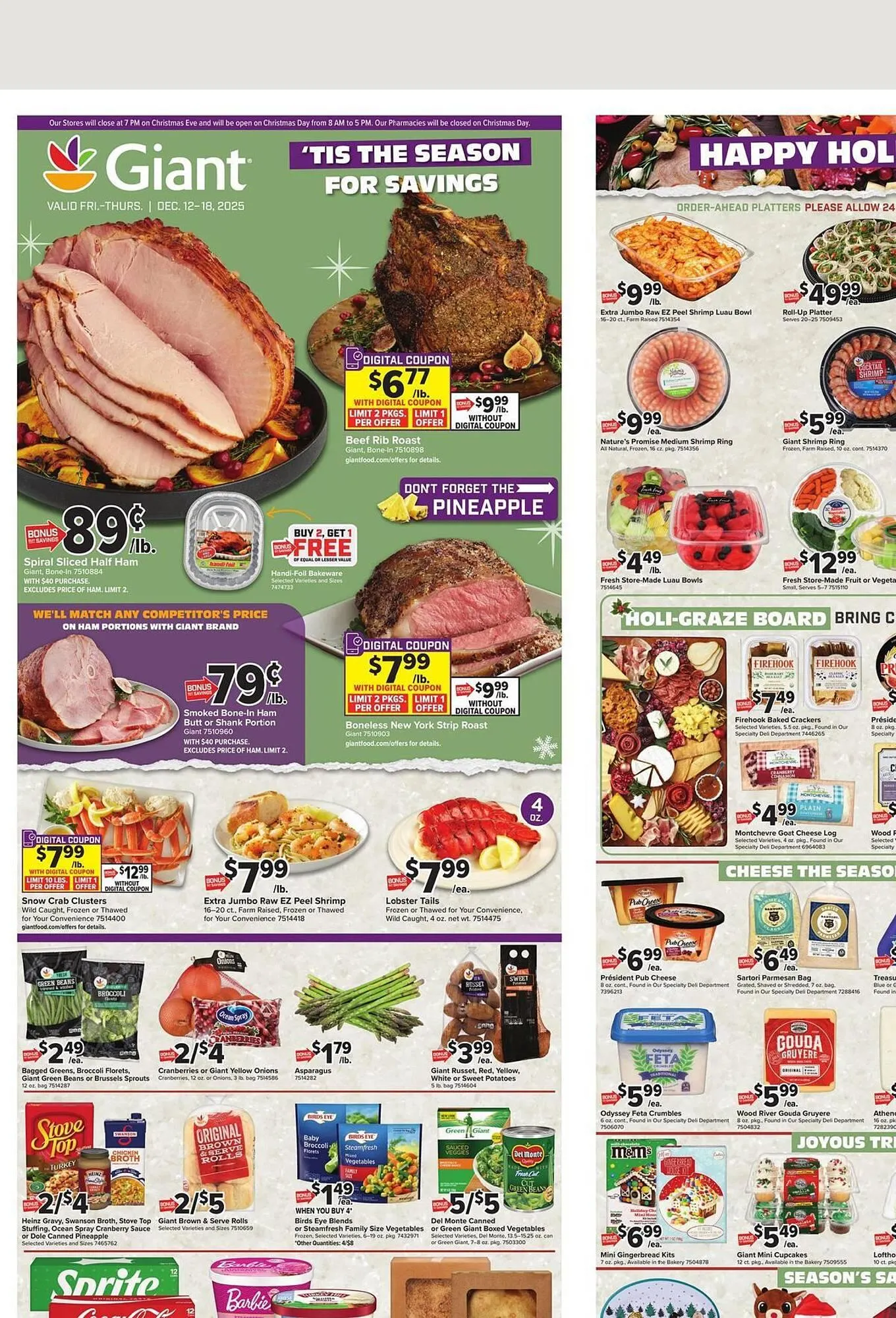 Giant Food weekly ad - 1