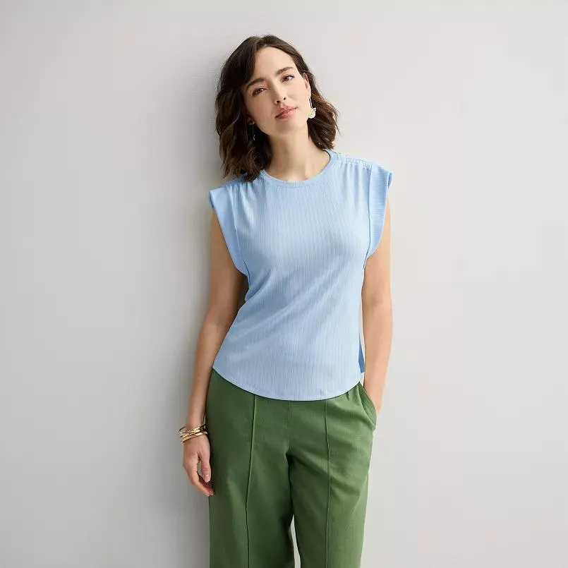 Women's Nine West Dolman Tee with Ruching