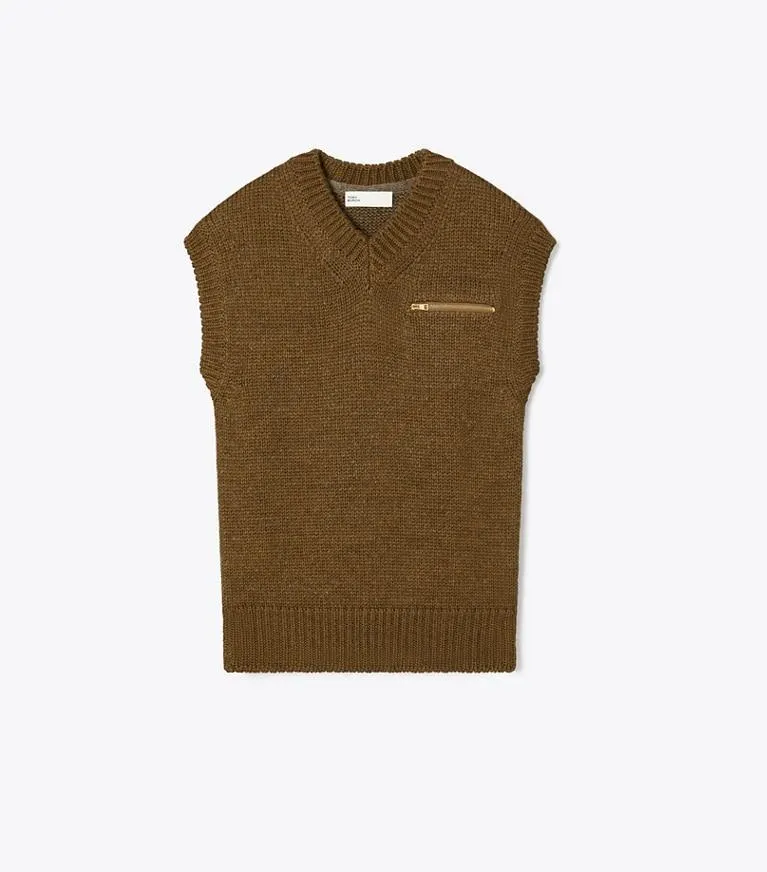 WOOL SWEATER VEST