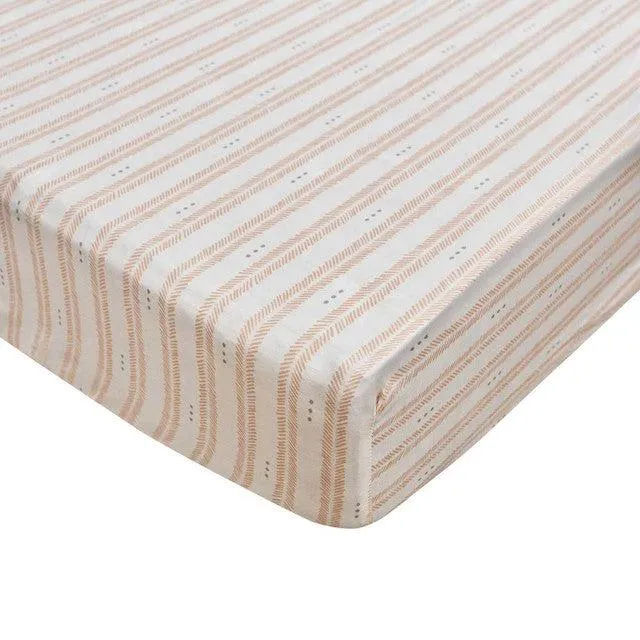 Crane Baby Cotton Sateen Fitted Crib Sheet