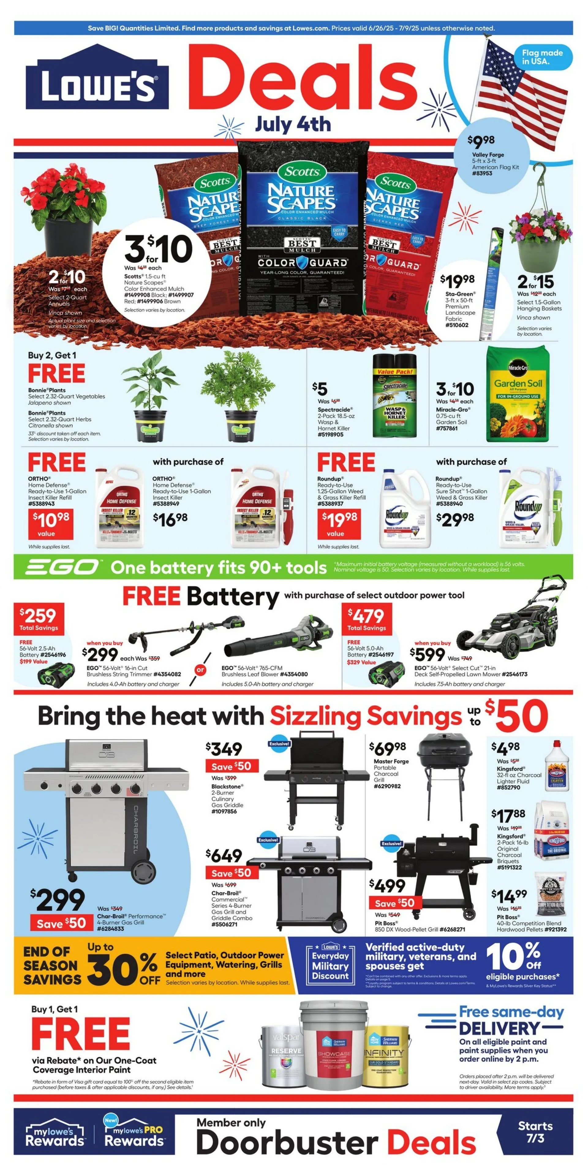 Weekly ad Lowe's from June 26 to July 9 2025 - Page 1