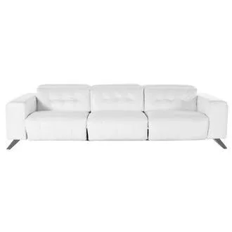 Oversized Leather Sofa w/3PWR