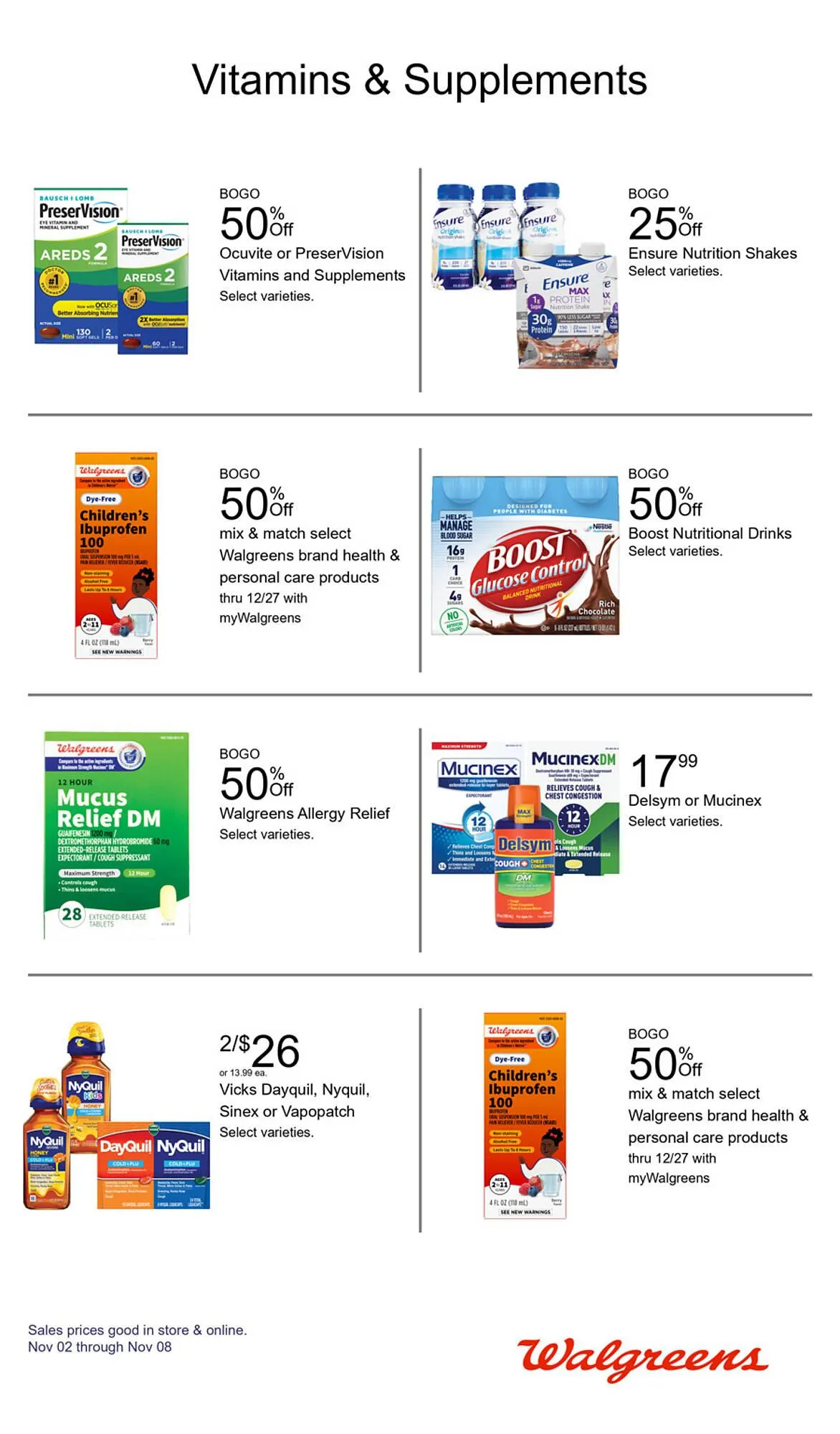 Weekly ad Walgreens weekly ad from November 2 to November 8 2025 - Page 12