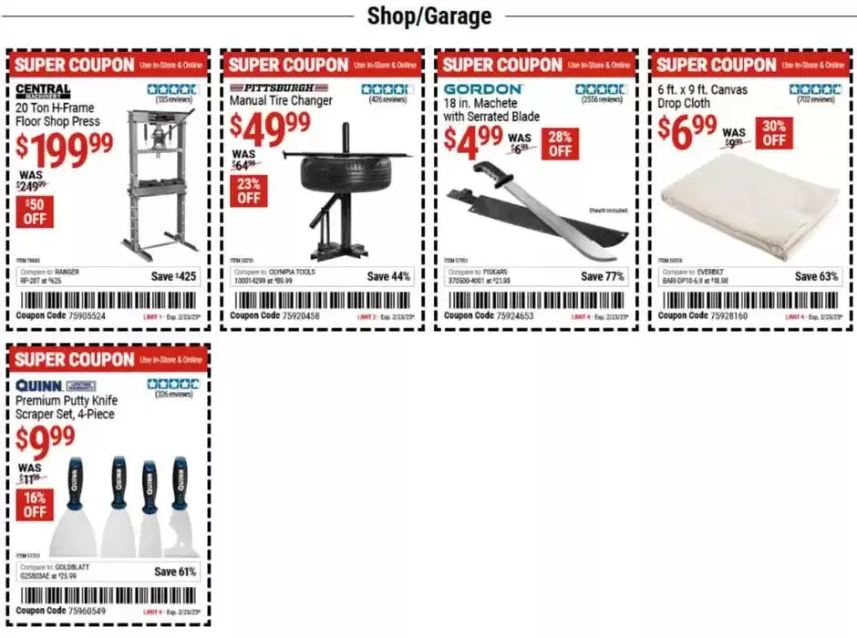 Weekly ad Harbor Freight Tools weekly ad from February 10 to February 24 2025 - Page 10