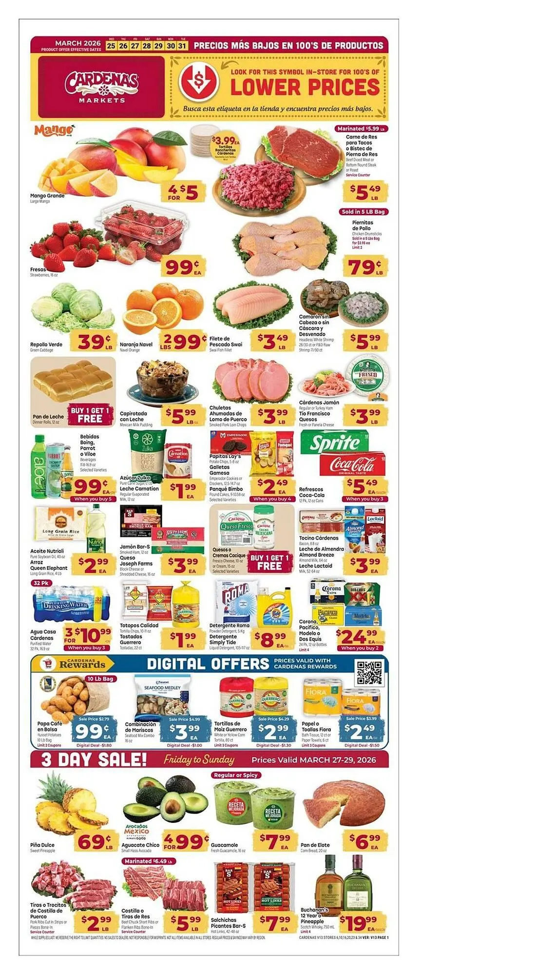 Weekly ad Cardenas weekly ad from March 25 to March 31 2026 - Page 1