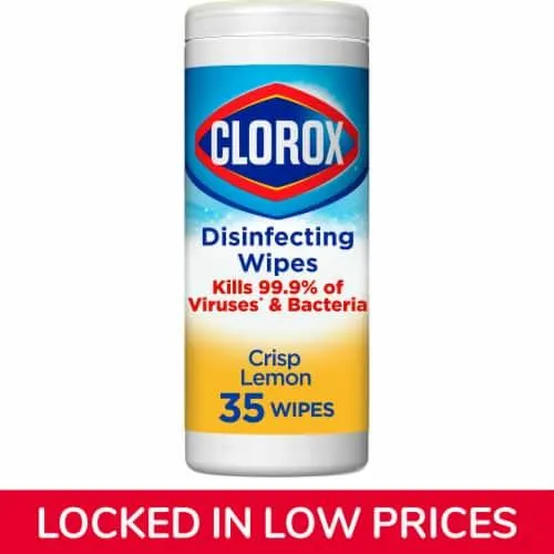 Clorox Crisp Lemon Disinfecting Wipes
