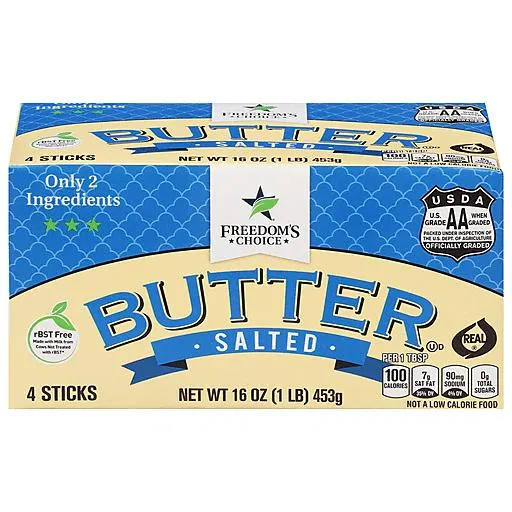 Freedom's Choice Salted Butter Sticks 16 oz