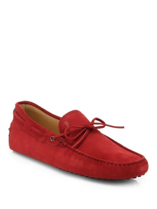 Suede Driving Loafers