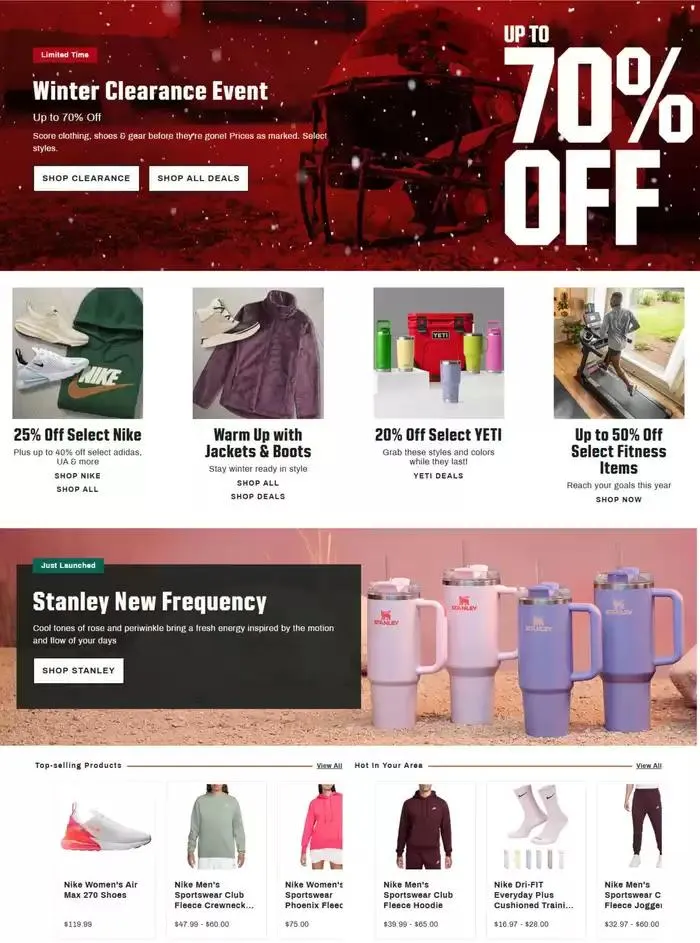 Weekly ad Dick's Sporting Goods Weekly ad from December 27 to January 10 2025 - Page 1