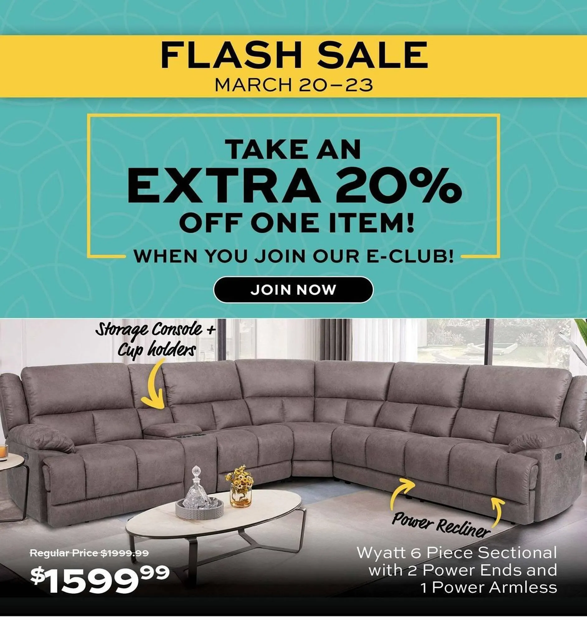 Weekly ad Slumberland Furniture weekly ad from March 20 to March 23 2026 - Page 1