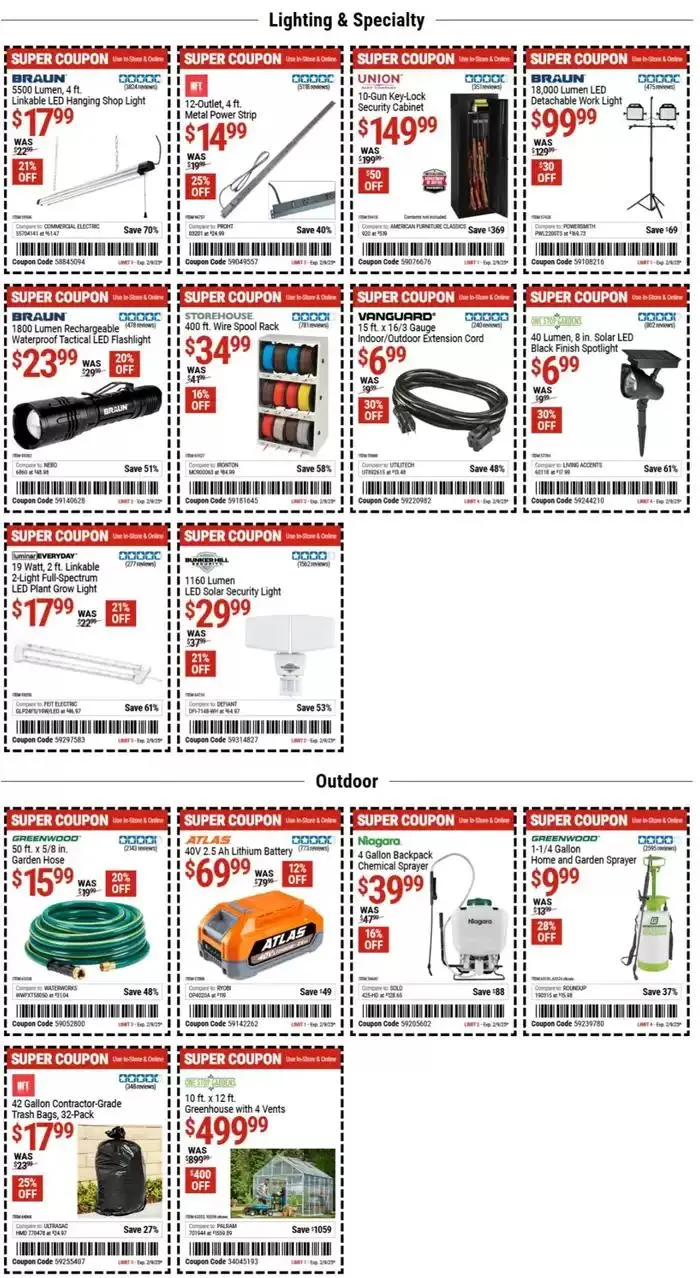 Weekly ad Harbor Freight Tools weekly ad from January 27 to February 10 2025 - Page 3