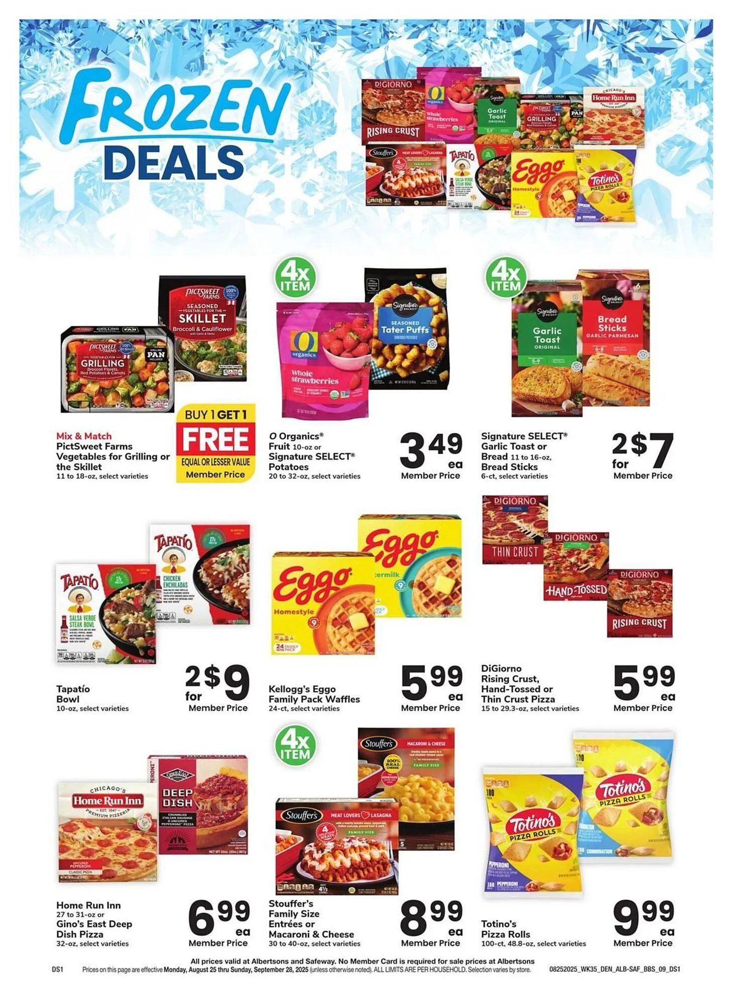 Weekly ad Albertsons Weekly Ad from August 25 to September 28 2025 - Page 9