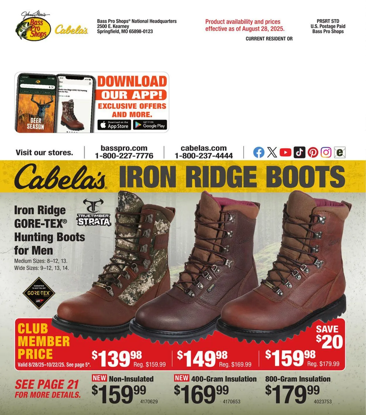 Weekly ad Cabela's Current weekly ad from August 31 to September 14 2025 - Page 176