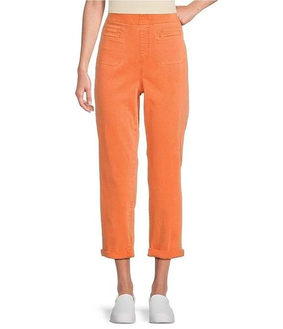 the HIGH RISE fit Crop Pull-On Pants