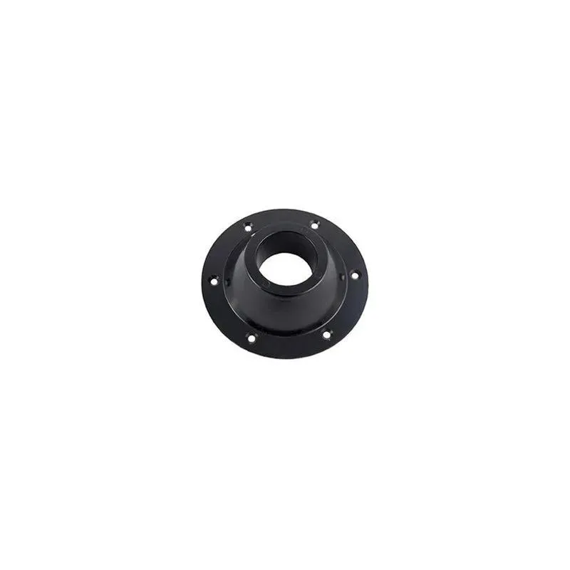 AP Products Round Surface Mount Pedestal Base, Black