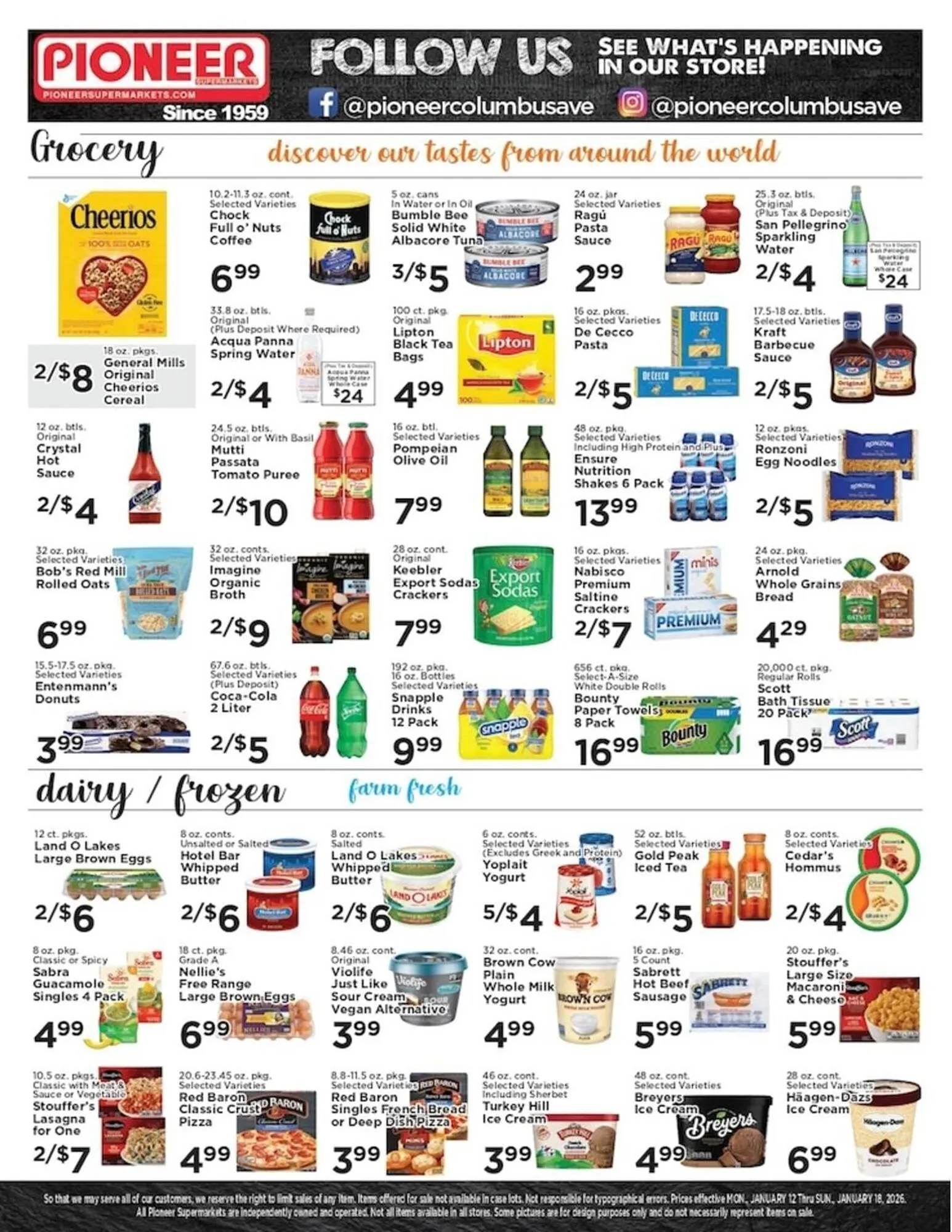 Weekly ad Pioneer Supermarkets weekly ad from January 12 to January 18 2026 - Page 2