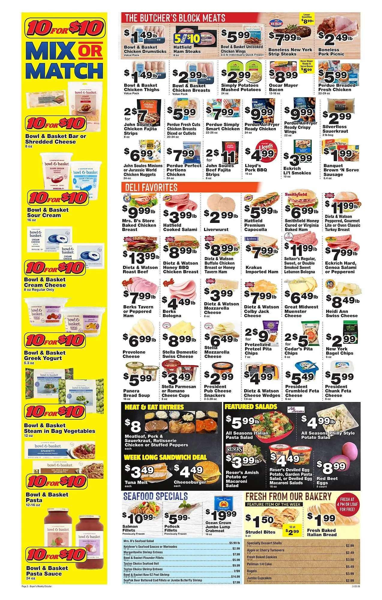 Weekly ad Boyer's Food Markets weekly ad from March 22 to March 28 2026 - Page 2
