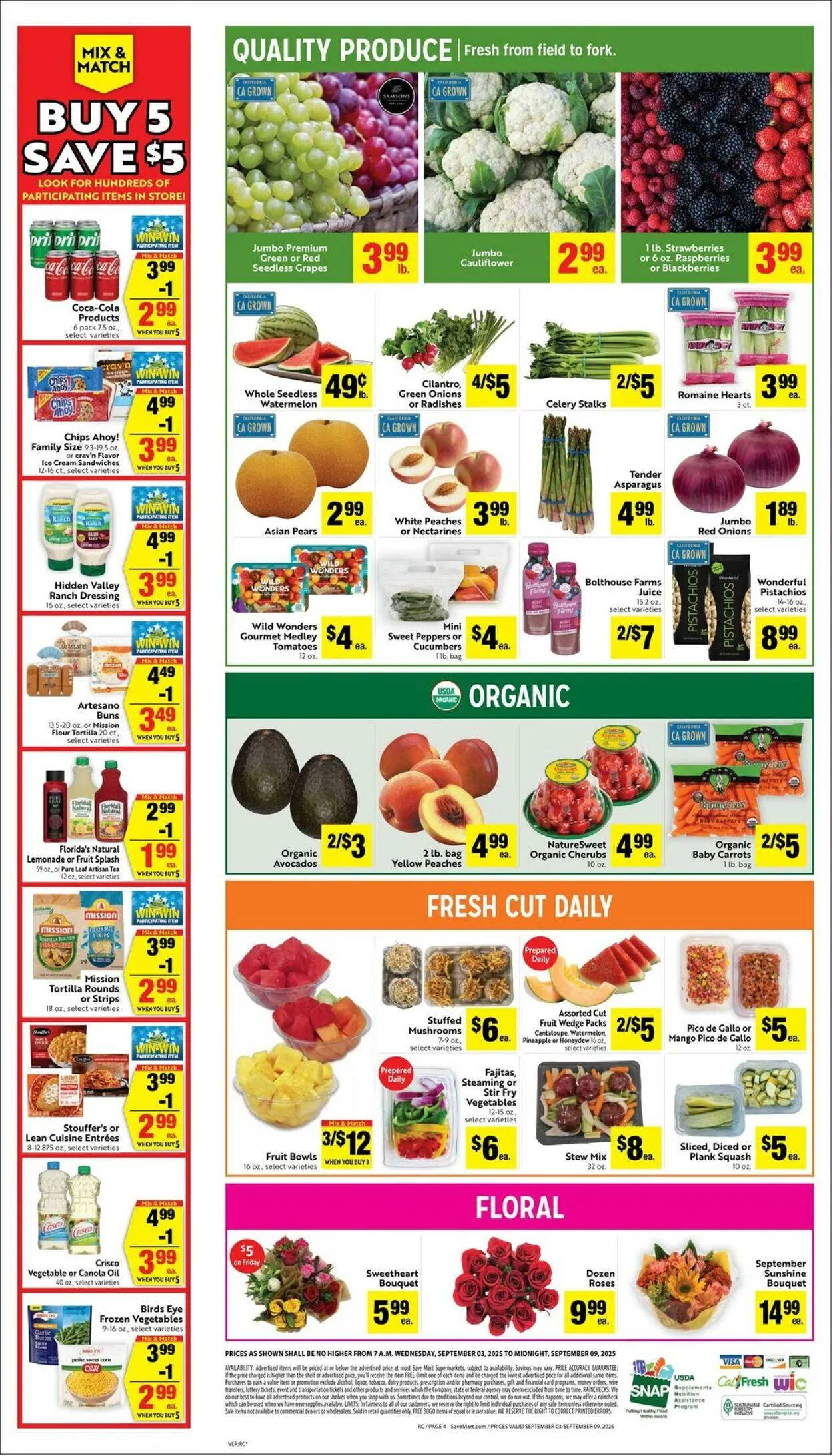 Weekly ad Save Mart Current weekly ad from September 3 to September 9 2025 - Page 4