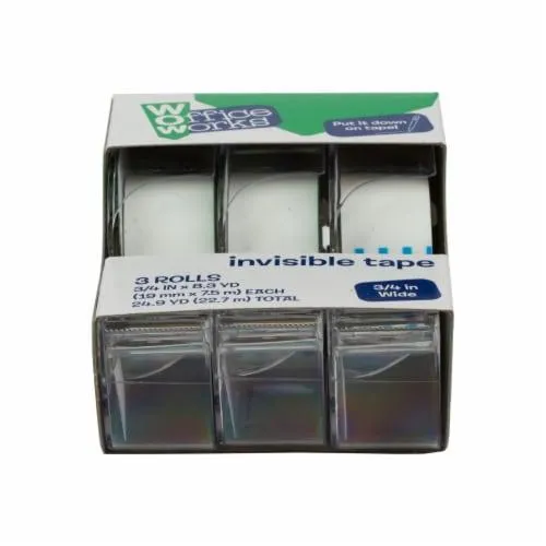 Office Works Invisible Tape - Clear