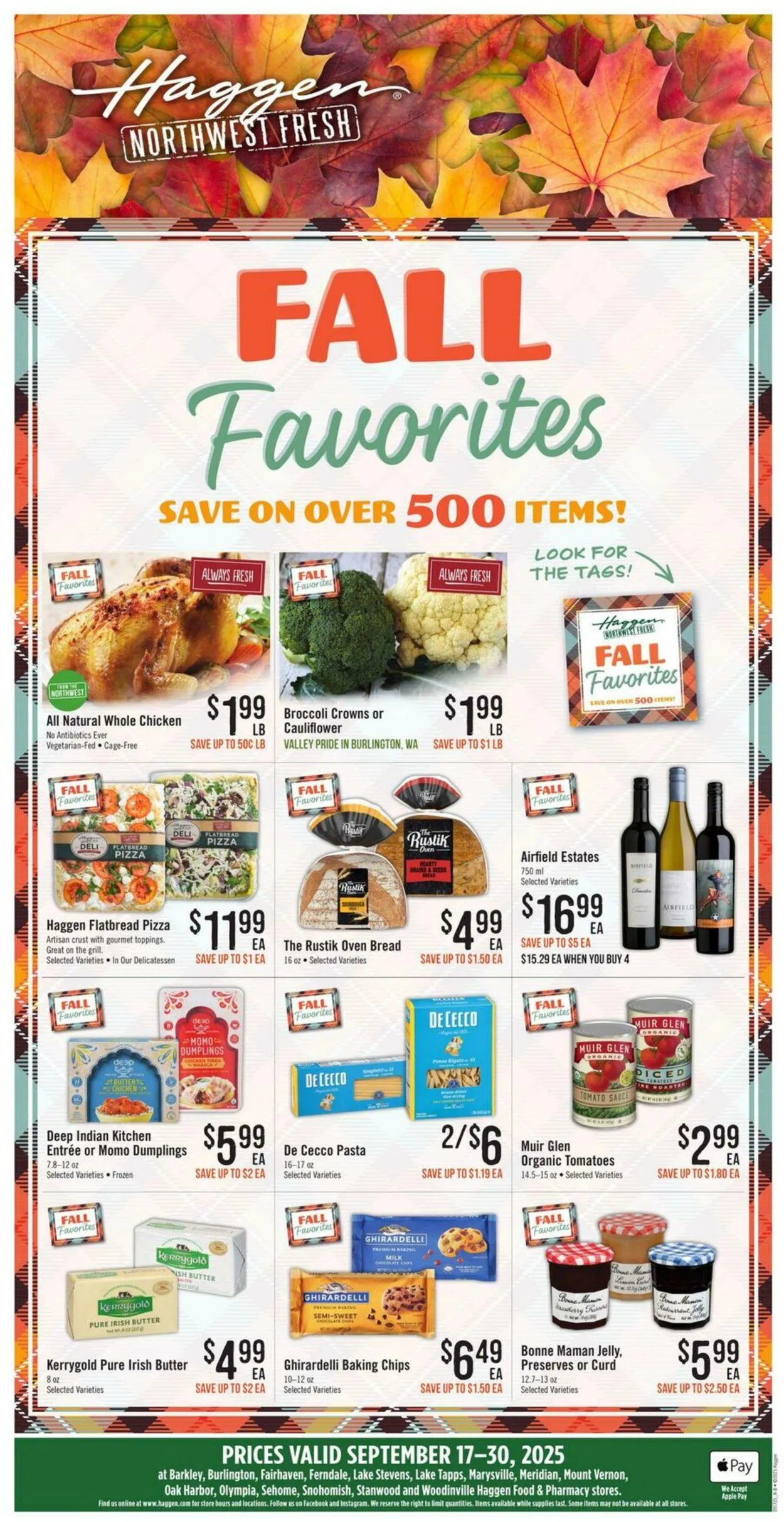 Weekly ad Haggen Current weekly ad from September 17 to September 30 2025 - Page 1