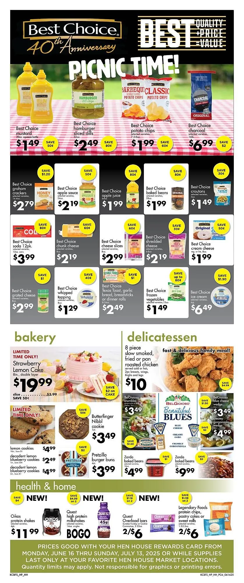 Weekly ad Hen House Weekly Ad from June 16 to July 13 2025 - Page 4
