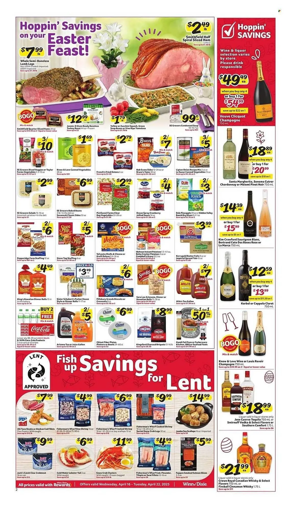 Weekly ad Winn Dixie Weekly Ad from April 16 to April 22 2025 - Page 2