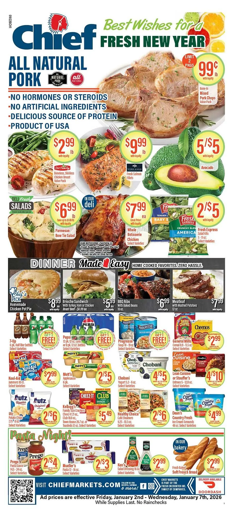 Weekly ad Chief Supermarket weekly ad from January 2 to January 7 2026 - Page 1