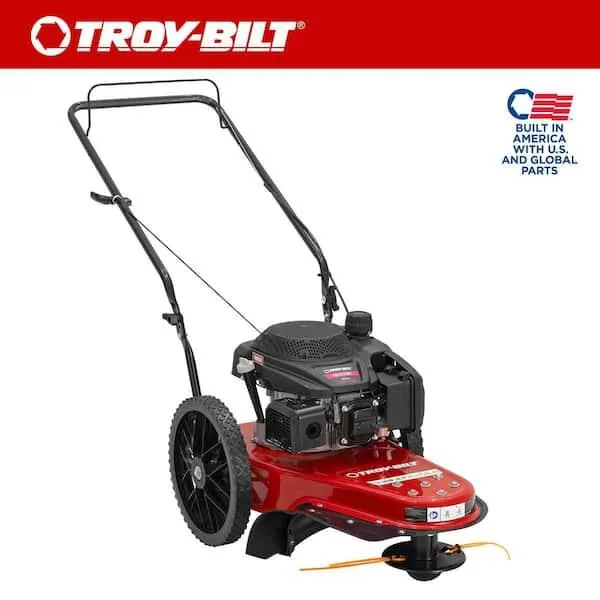22 in. 163cc Gas Walk Behind String Trimmer Mower