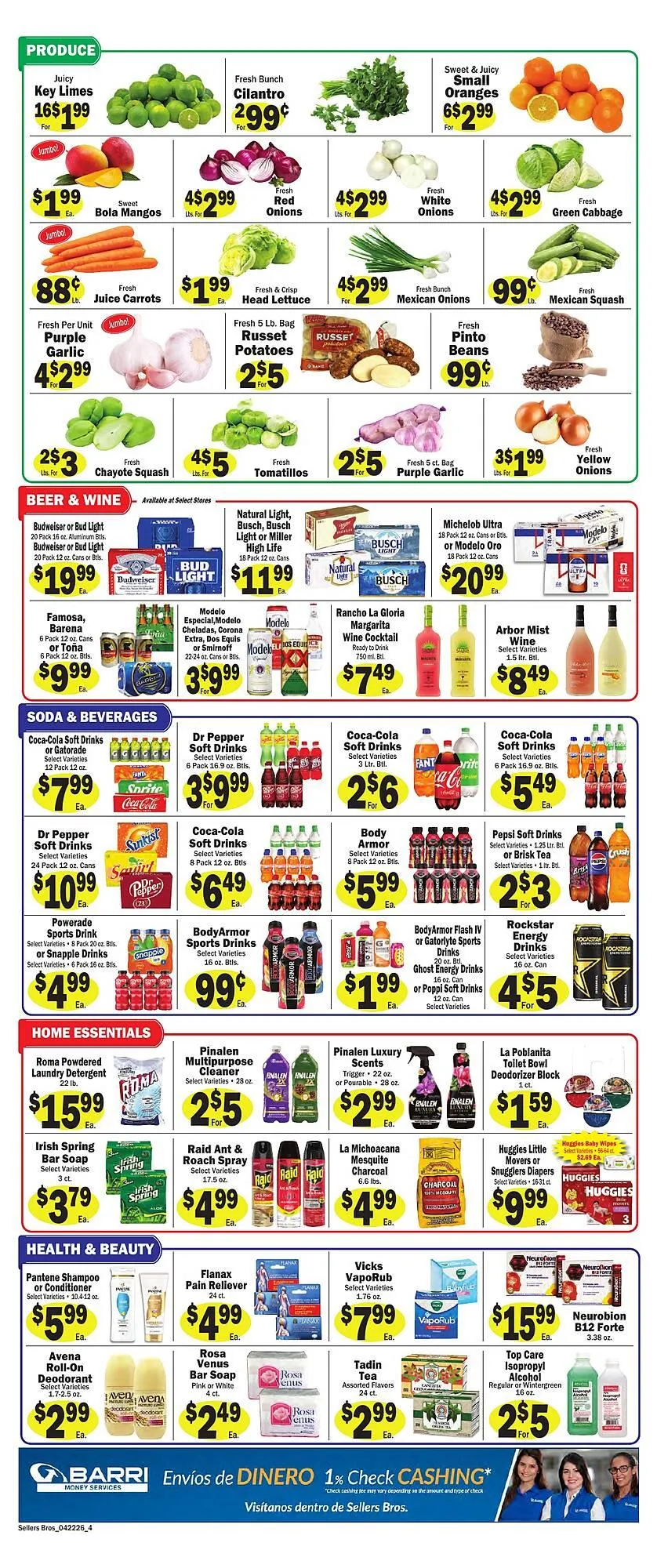 Weekly ad Sellers Bros weekly ad from April 22 to April 28 2026 - Page 4