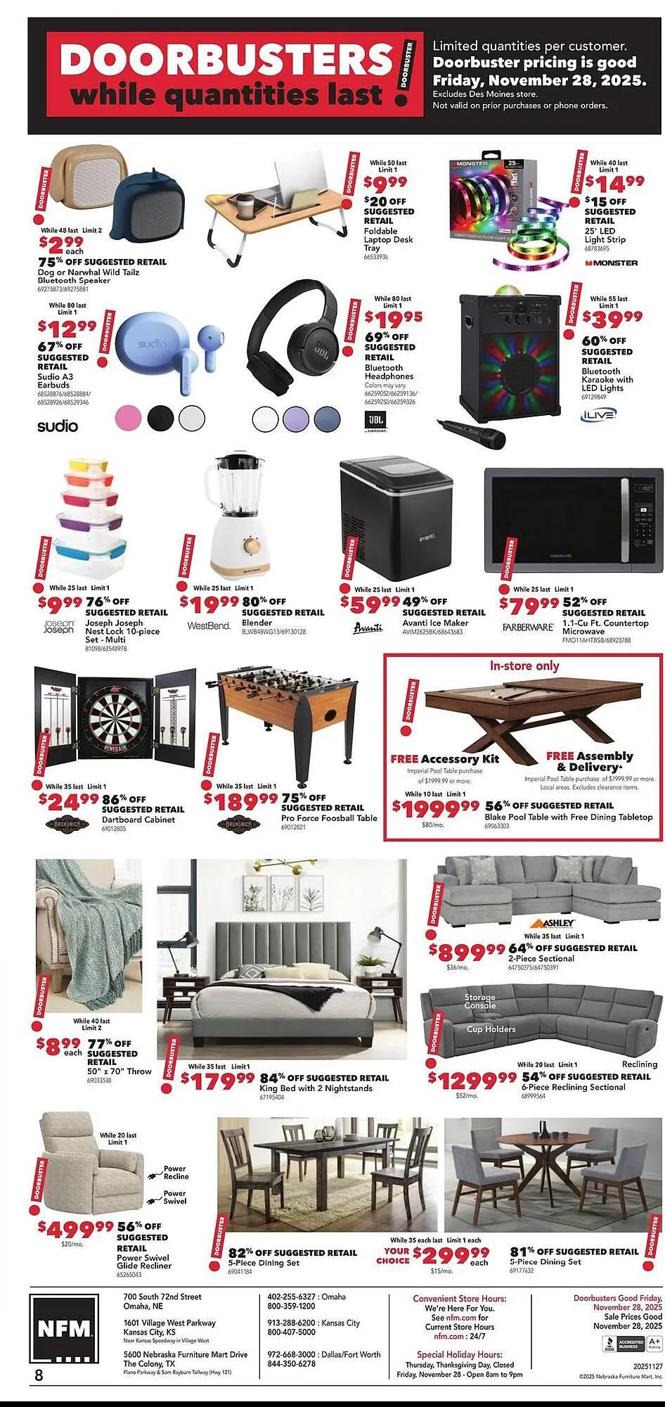 Weekly ad Nebraska Furniture Mart weekly ad from November 28 to November 28 2025 - Page 8