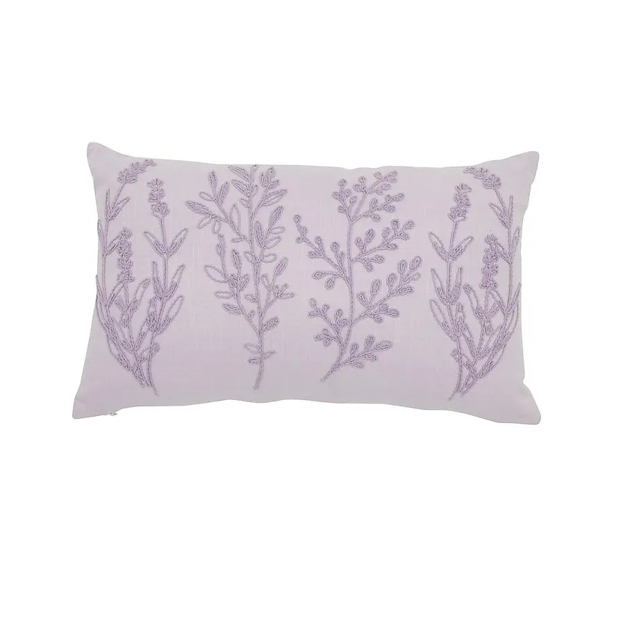 allen + roth 12-in x 20-in Lilac Rectangular Indoor Decorative Pillow