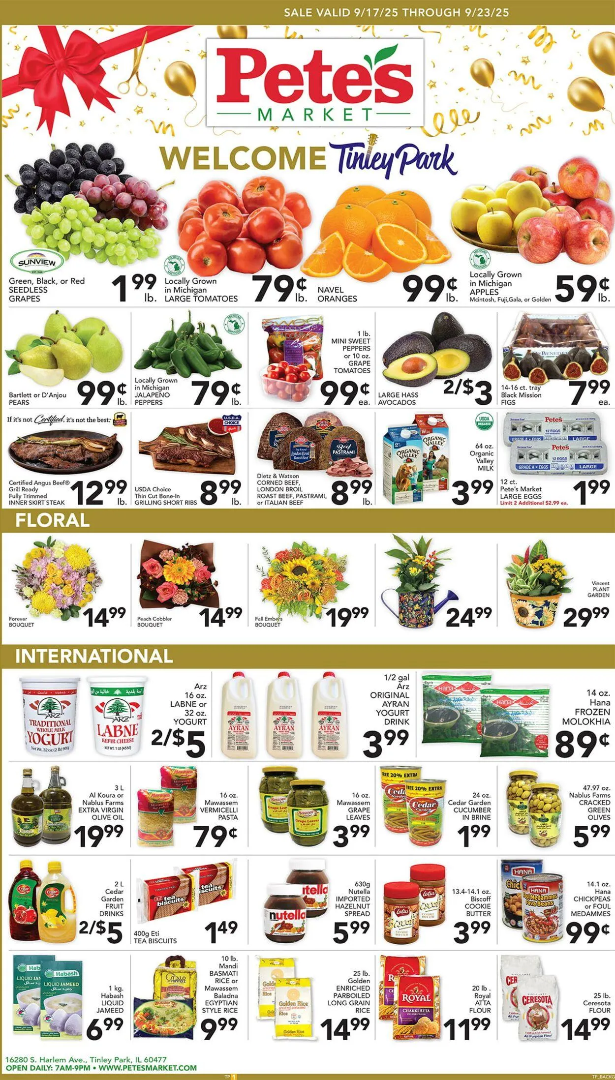 Weekly ad Pete's Fresh Market Current weekly ad from September 17 to September 23 2025 - Page 1
