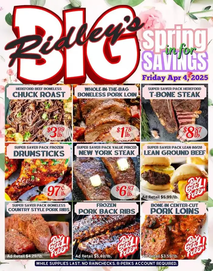 Weekly ad Ridley's Family Markets weekly ad from April 1 to April 7 2025 - Page 3