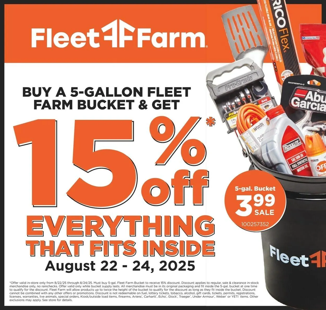 Weekly ad Mills Fleet Farm from August 21 to August 27 2025 - Page 1