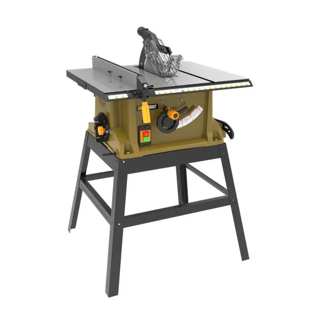 Rockwell ShopSeries SS7203 15 A Shop Series 10" Table Saw with Leg Stand