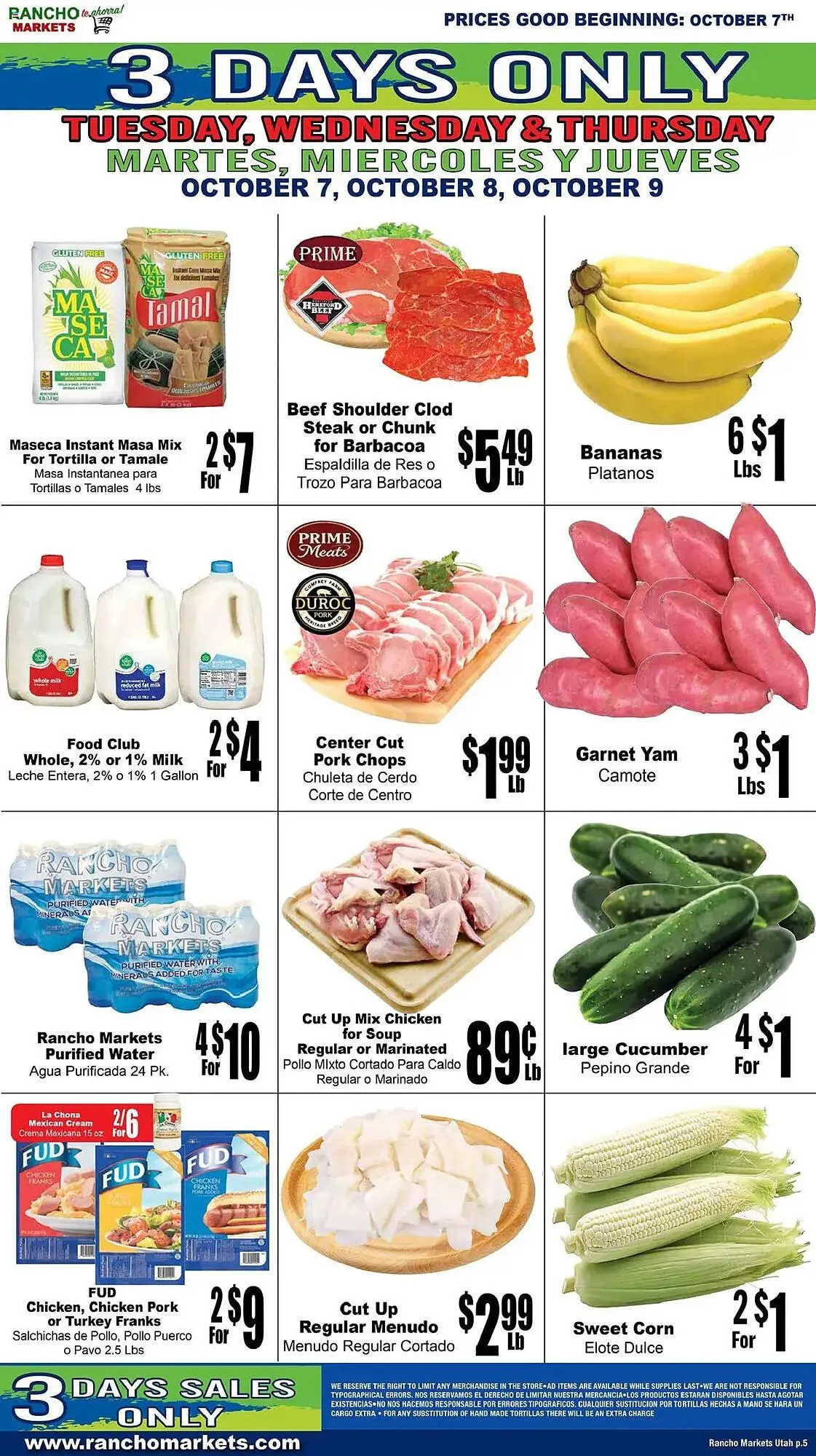 Weekly ad Rancho Markets weekly ad from October 7 to October 14 2025 - Page 5