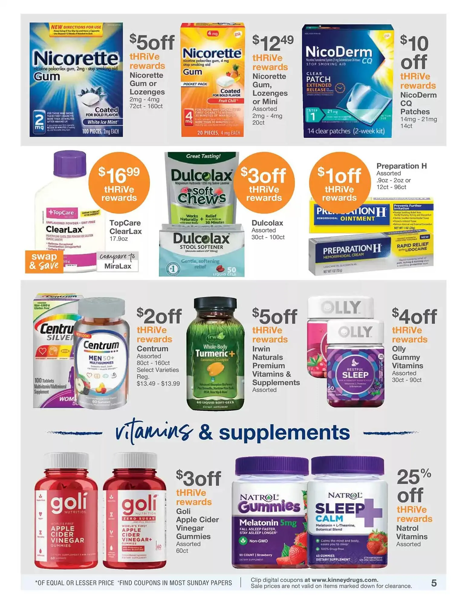 Weekly ad Kinney Drugs Weekly Ad from January 1 to January 31 2025 - Page 5