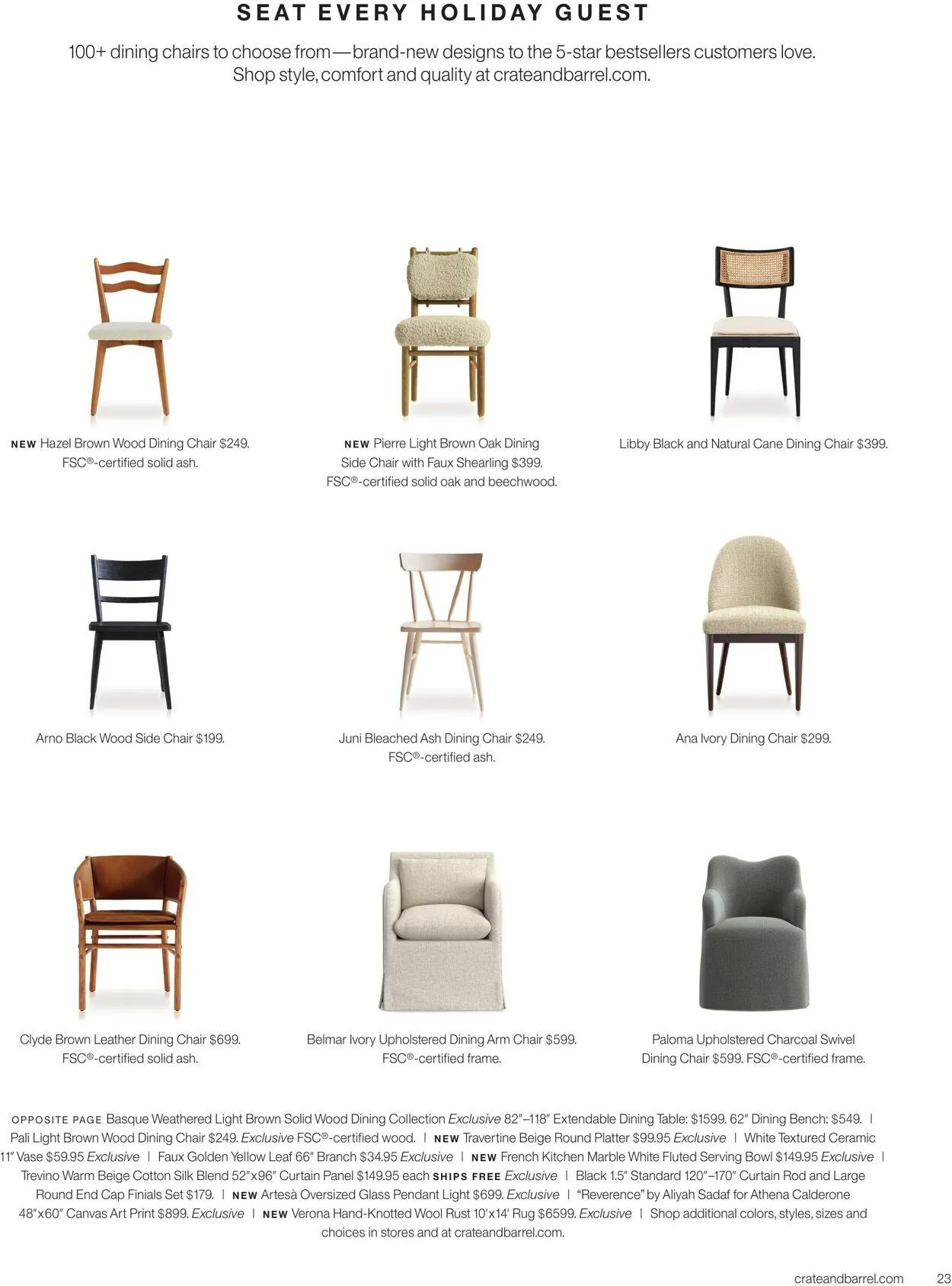 Weekly ad Crate & Barrel from November 4 to January 1 2025 - Page 23