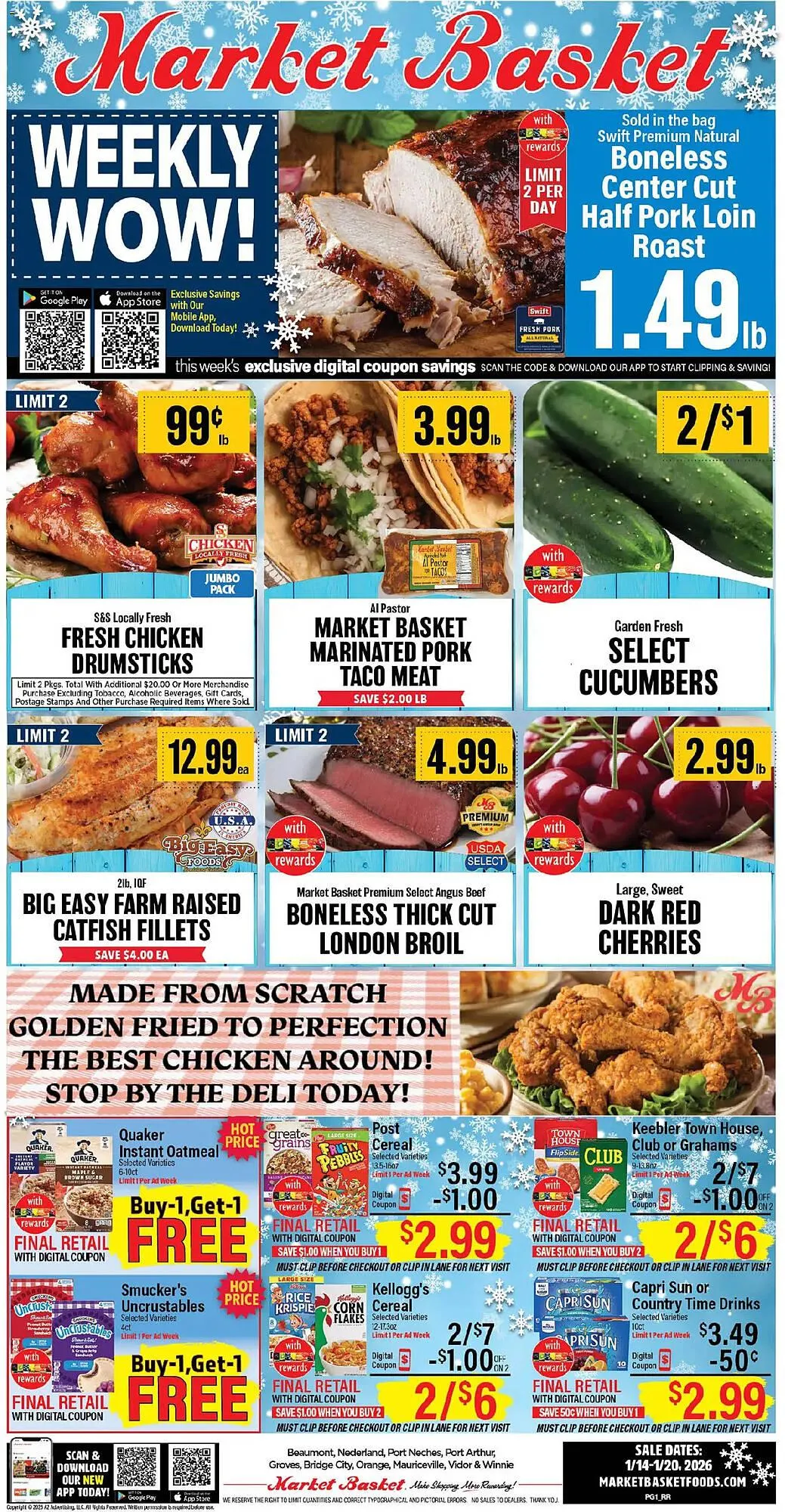 Weekly ad Market Basket weekly ad from January 14 to January 20 2026 - Page 1