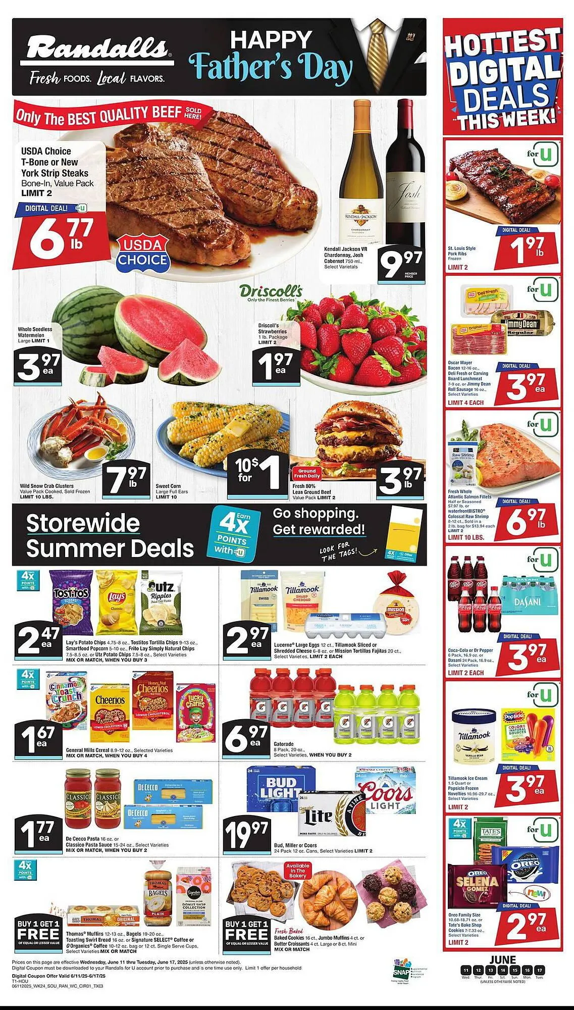Weekly ad Randalls Weekly Ad from June 11 to June 17 2025 - Page 1