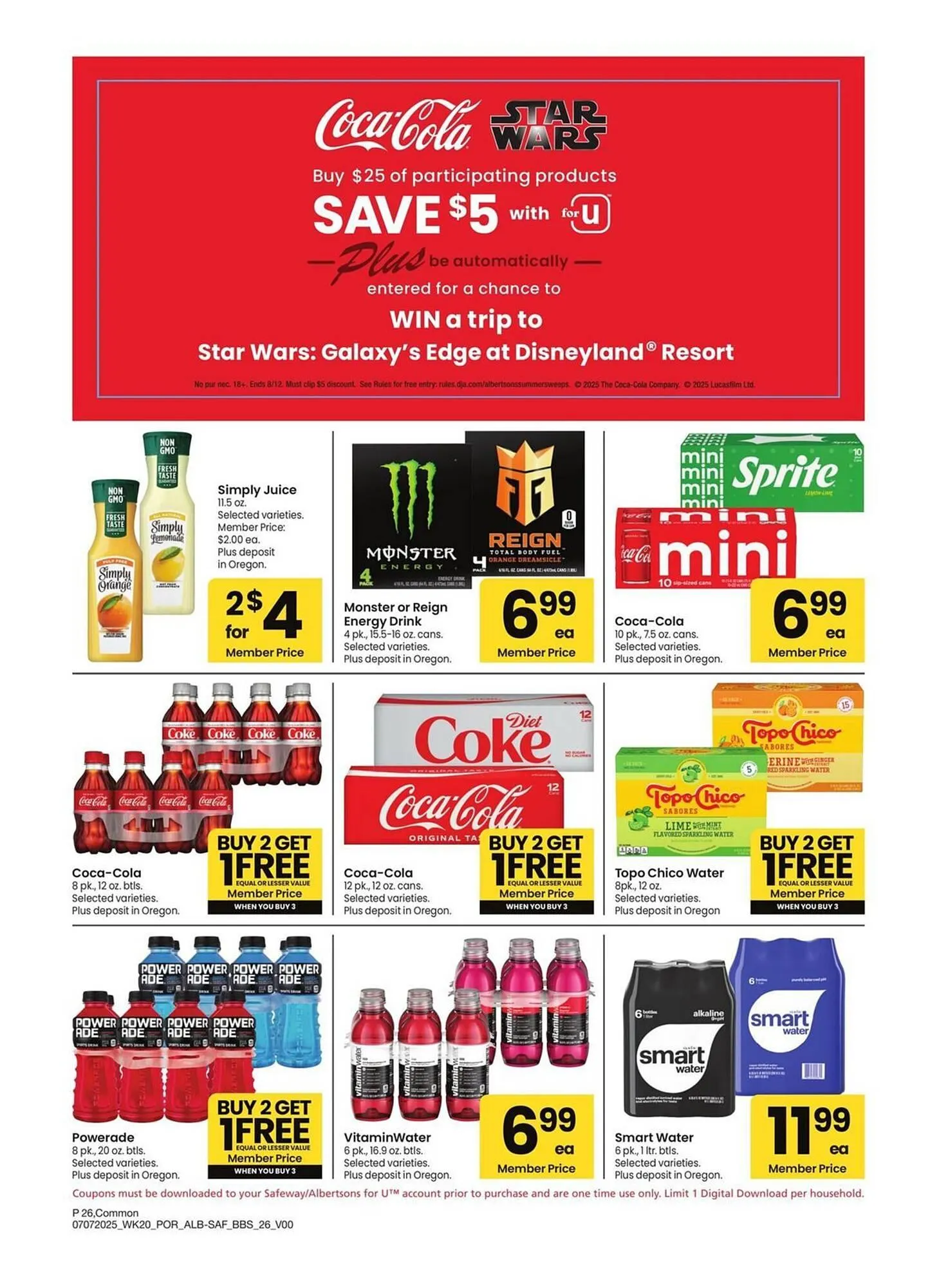 Weekly ad Albertsons Weekly Ad from July 7 to August 3 2025 - Page 26