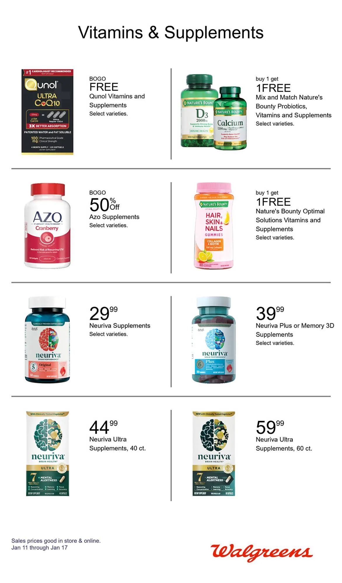 Weekly ad Walgreens weekly ad from January 11 to January 17 2026 - Page 9