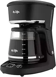 Mr. Coffee® 12-Cup Programmable Coffeemaker, Brew Now or Later
