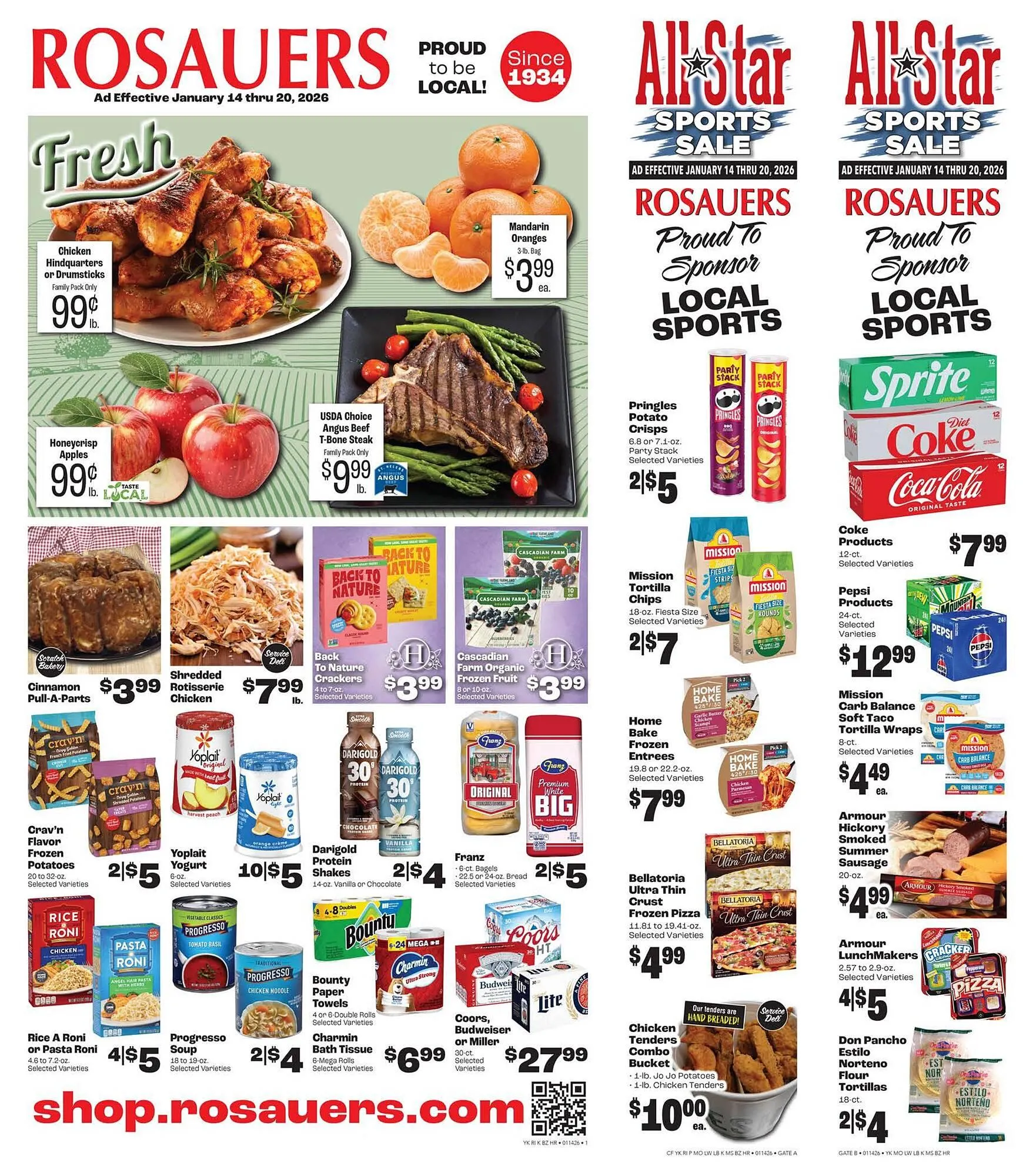 Weekly ad Rosauers weekly ad from January 14 to January 20 2026 - Page 1