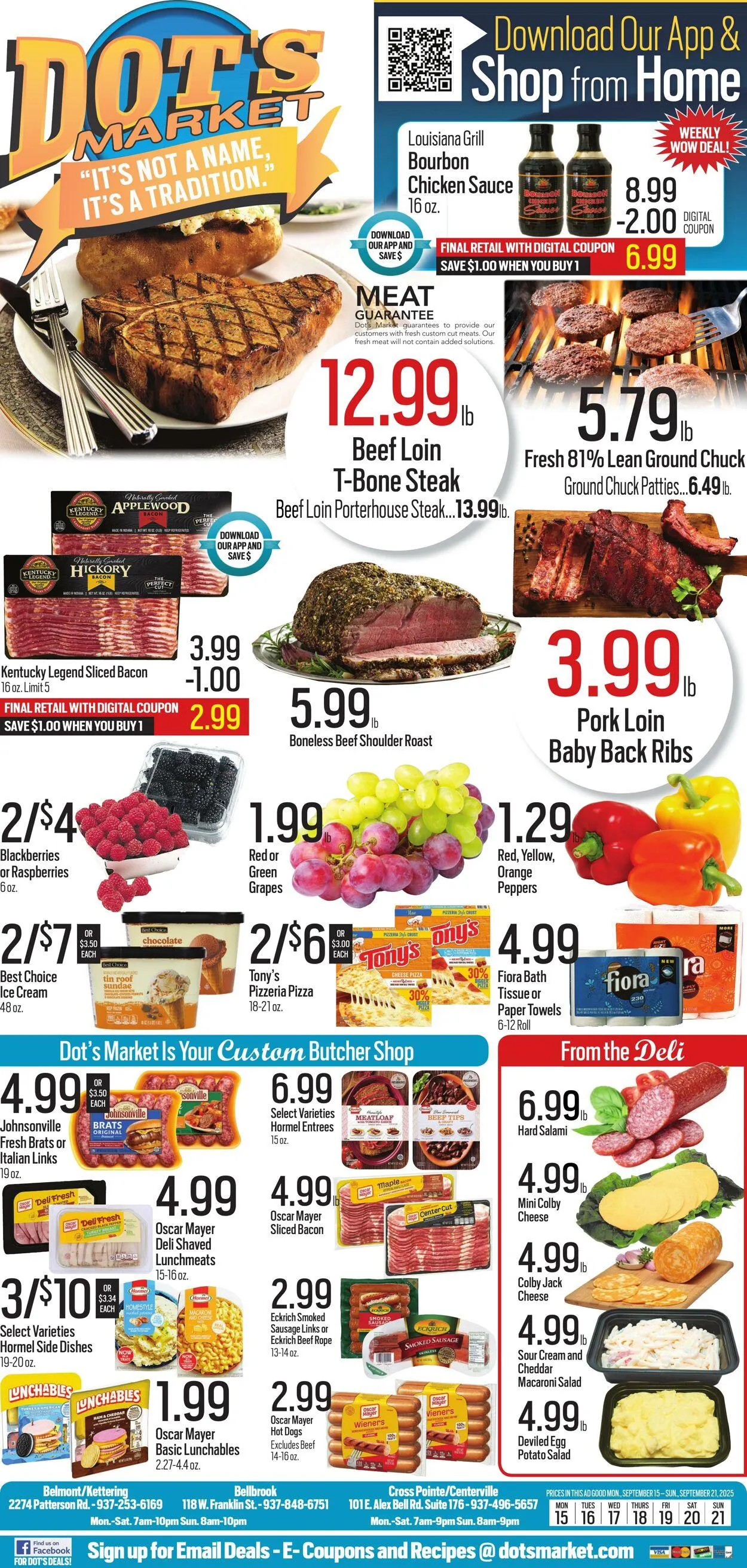 Weekly ad Dot's Market from September 18 to October 2 2025 - Page 1
