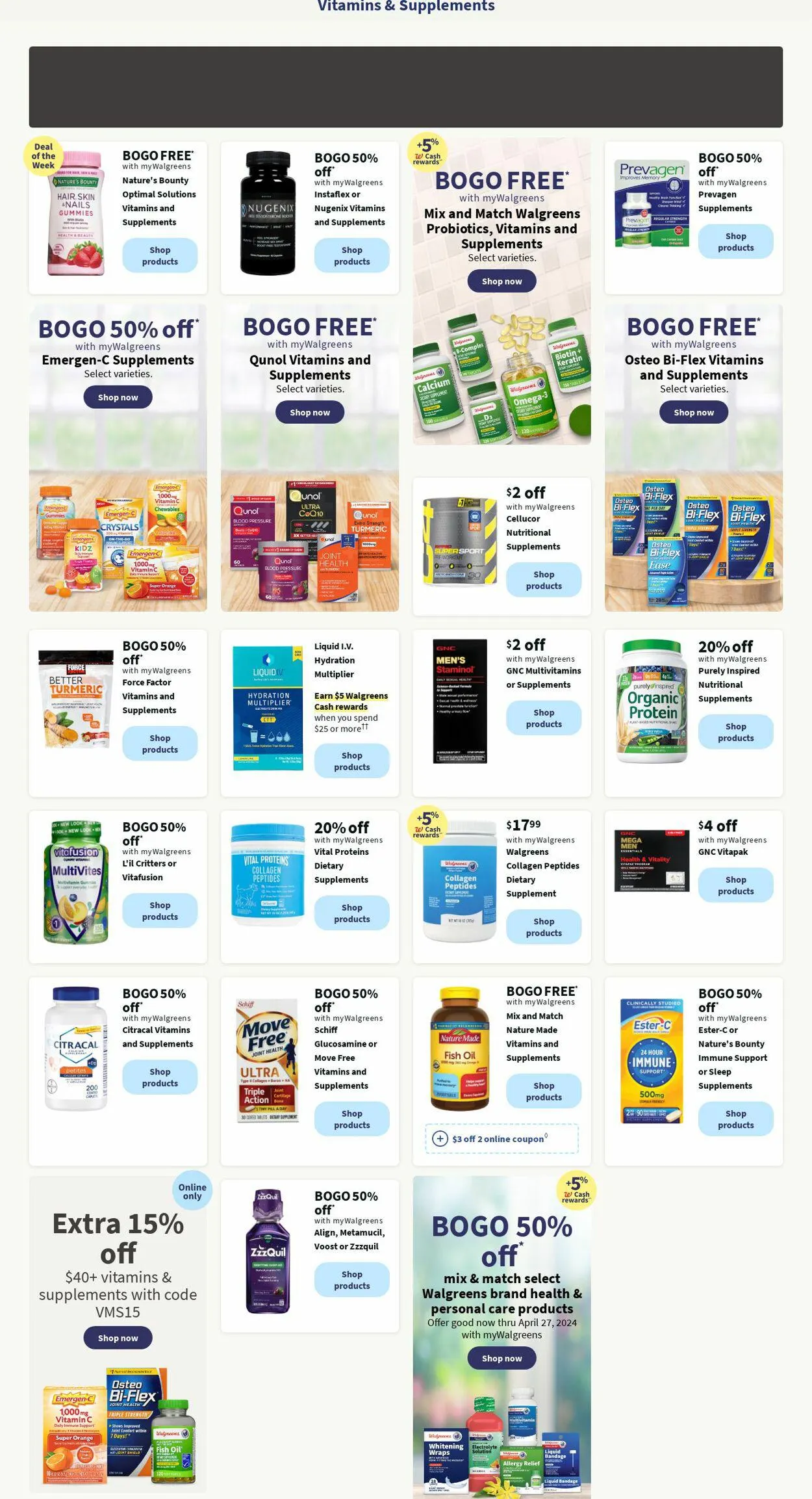 Weekly ad Walgreens Current weekly ad from April 1 to April 10 2024 - Page 4