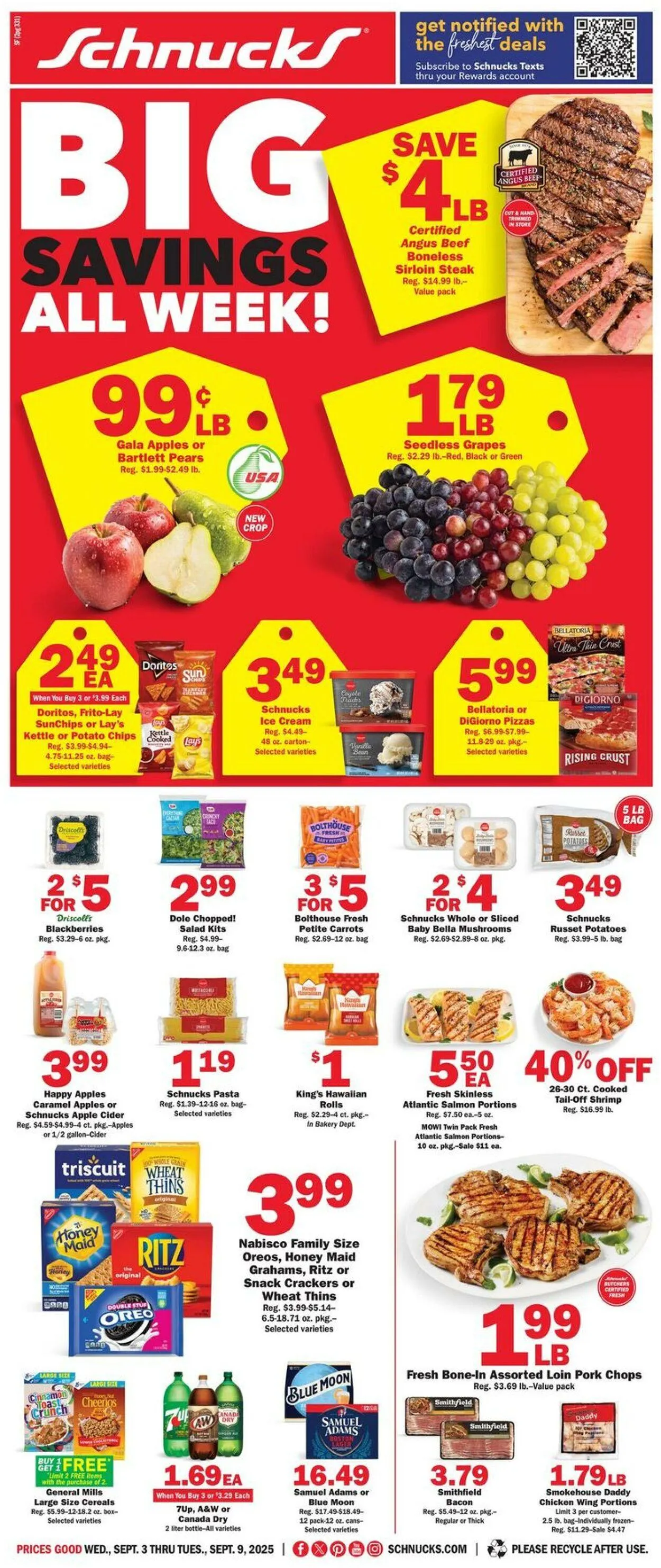 Weekly ad Schnucks Current weekly ad from September 3 to September 9 2025 - Page 1