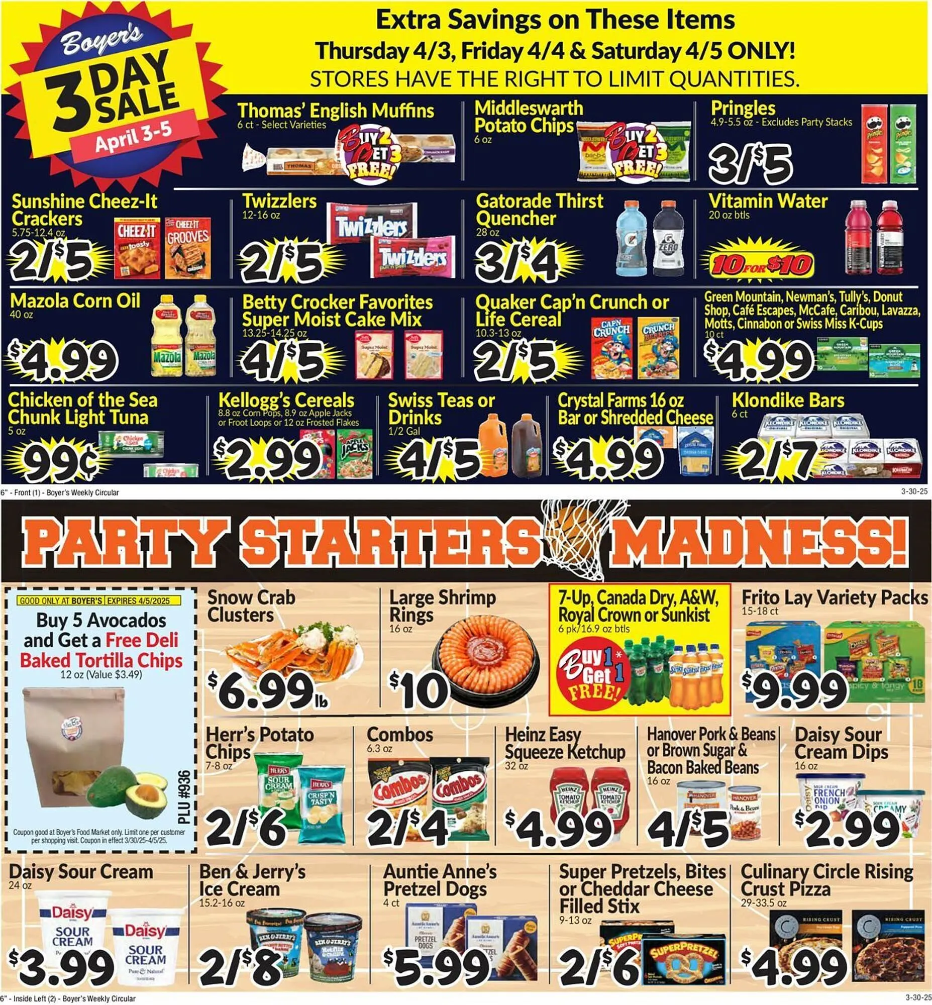 Boyers Food Markets Weekly Ad - 1