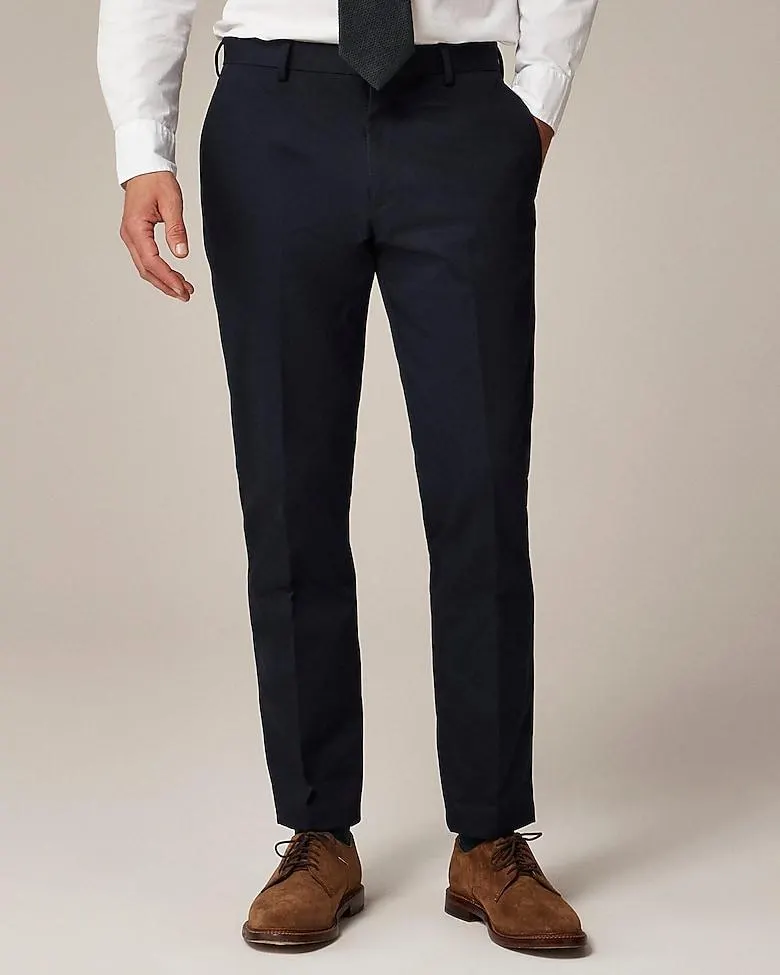 Ludlow Slim-fit suit pant in Japanese cotton chino